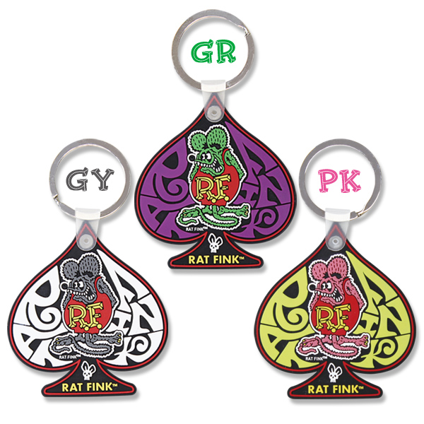 Rat Fink Spade Key Ring