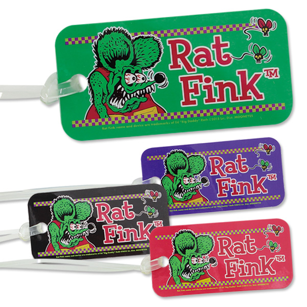 Rat Fink ラゲッジ タグ フェイス